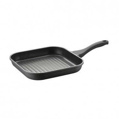 PRO 28x28 cm aluminum ribbed grill pan with internal non-stick coating »  Online Shop » Pinti Inox